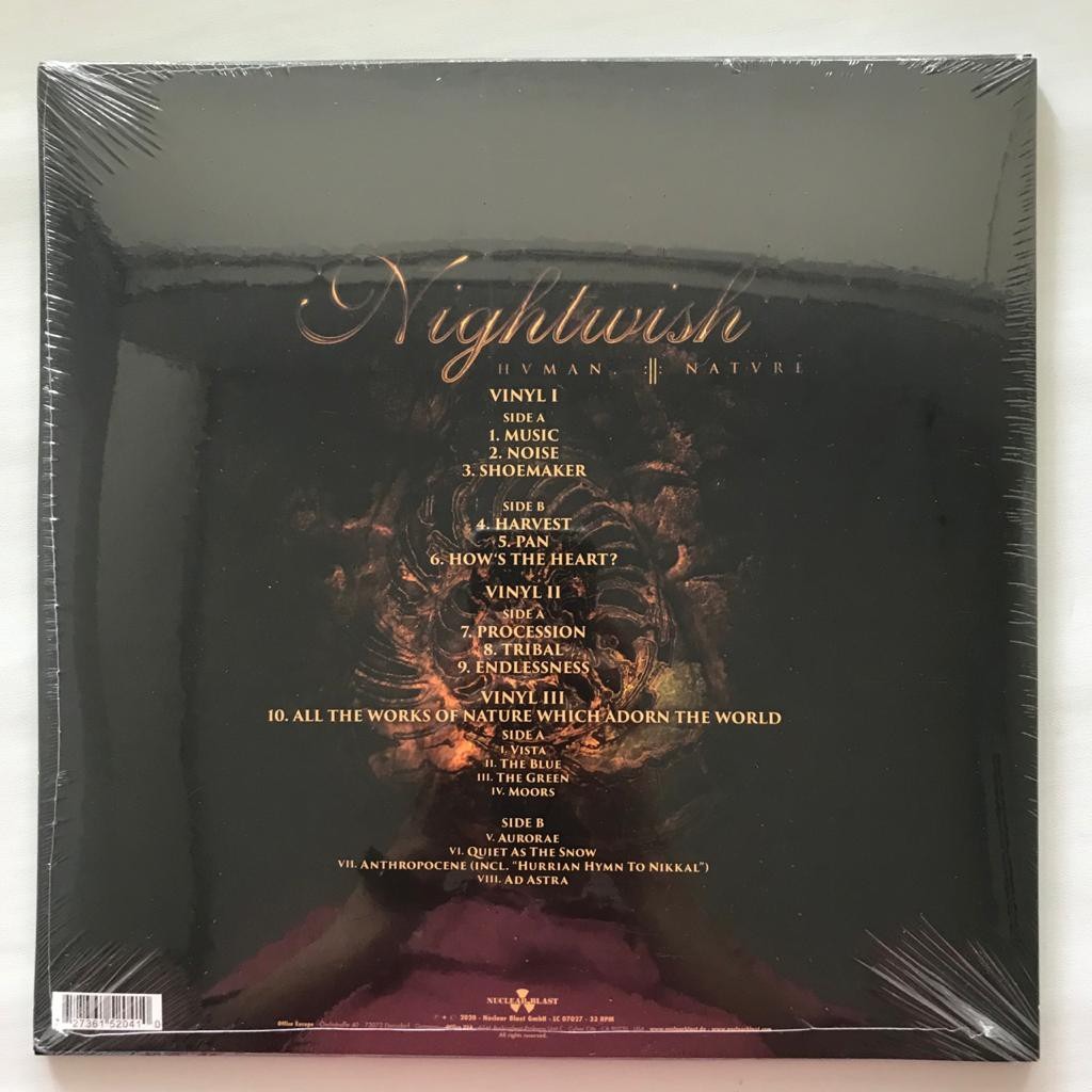 Nightwish - Human. :||: Nature. - 3 LP Vinyl Piringan Hitam PH - Image 3