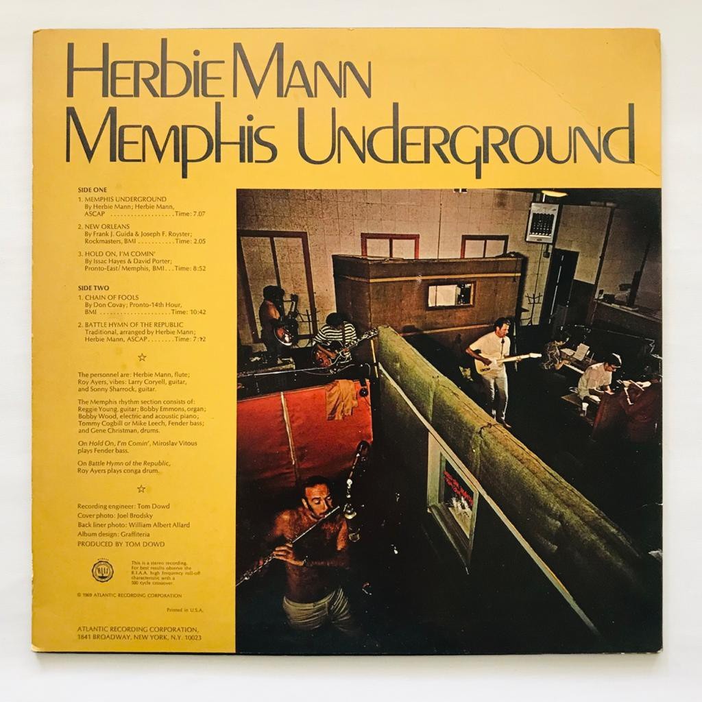 Herbie Mann - Memphis Underground - LP Vinyl Piringan Hitam PH - Gambar 2