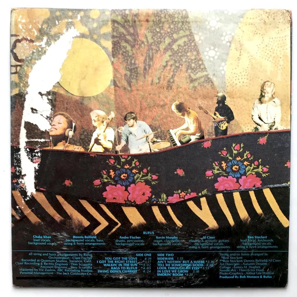 Rufus Featuring Chaka Khan - Rags To Rufus - LP Vinyl PH - Gambar 2