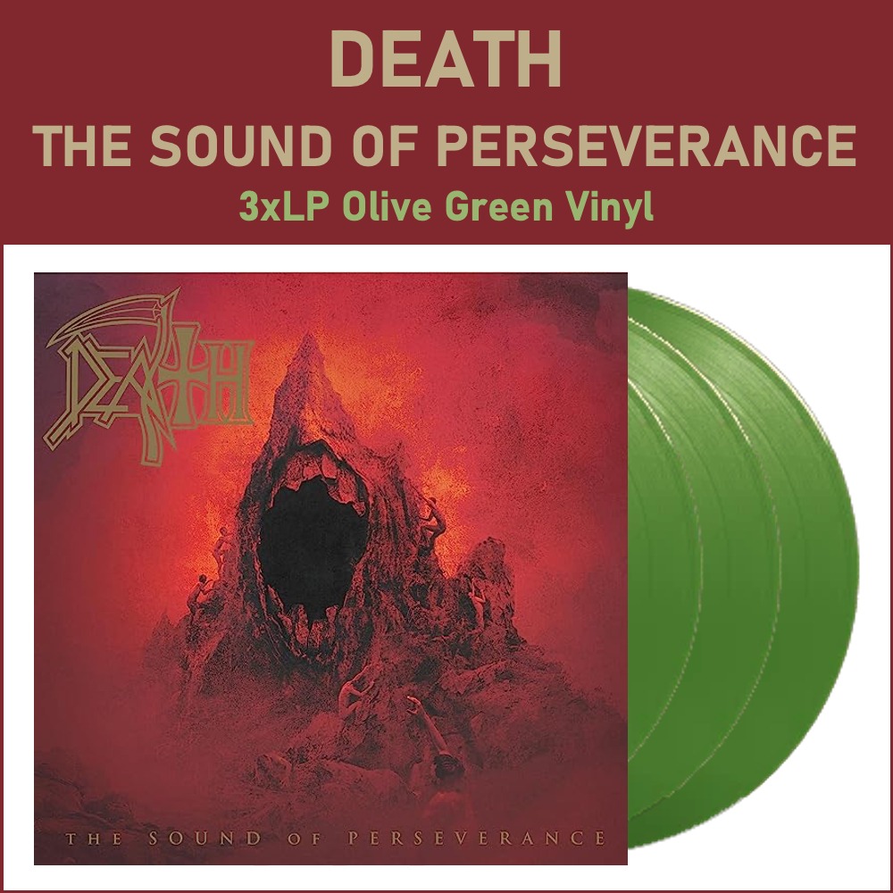 Death - The Sound Of Perseverance - 3 Olive Green LP Vinyl PH