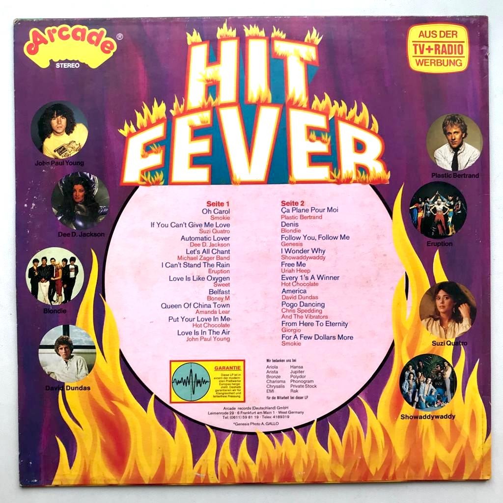 Various - Hit Fever - LP Vinyl Piringan Hitam PH - Gambar 2