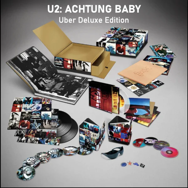 U2 - Achtung Baby - Uber Deluxe (CD DVD LP Vinyl Piringan Hitam)
