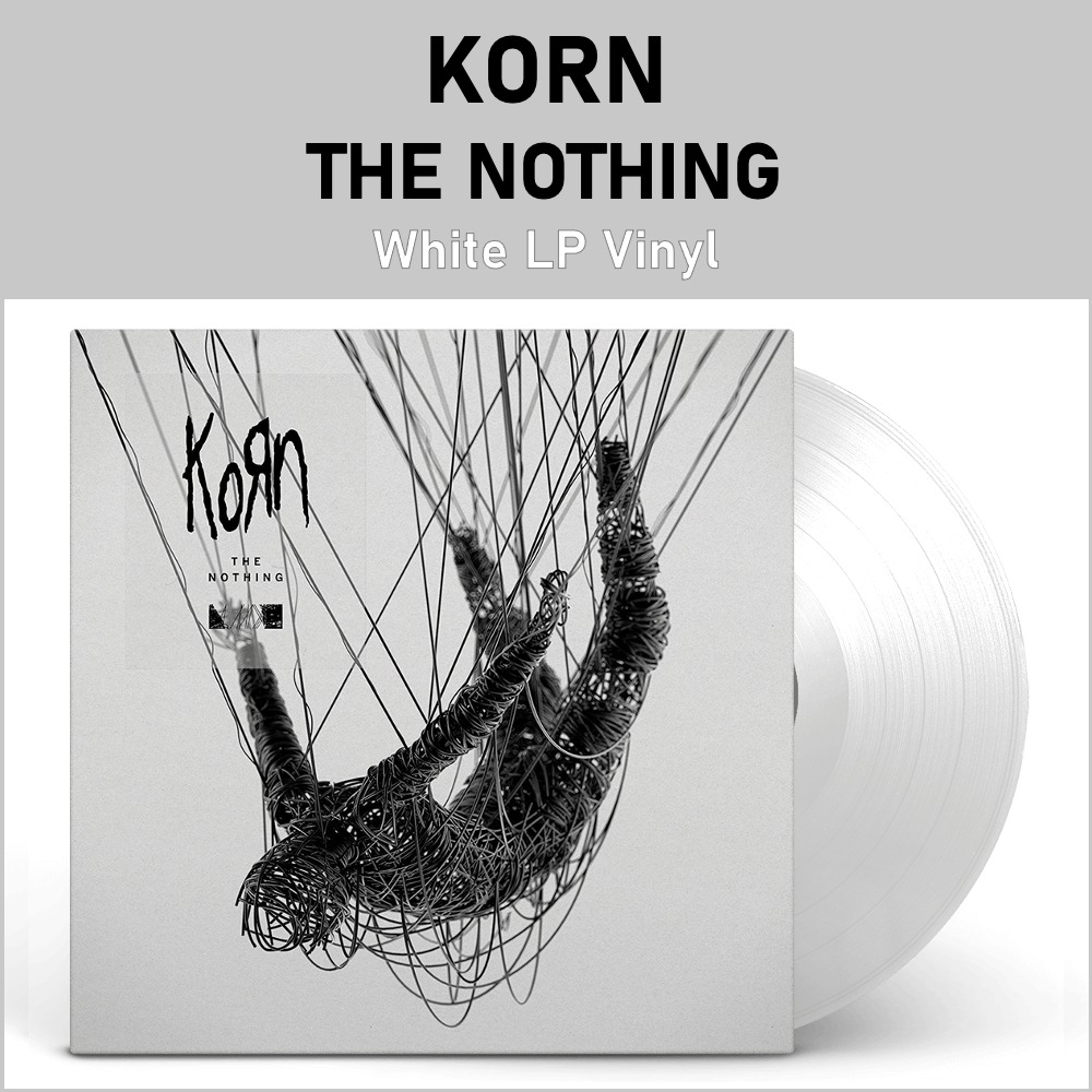Korn - The Nothing - White LP Vinyl Piringan Hitam PH