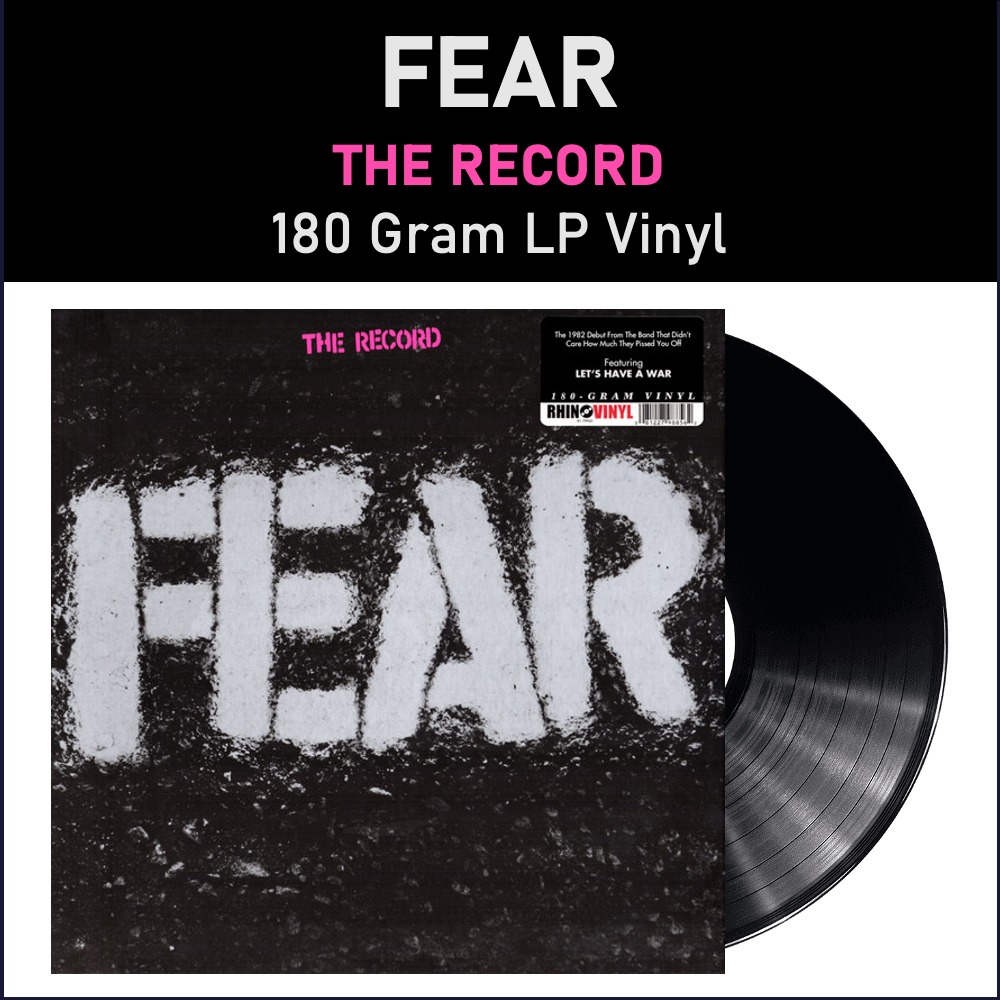 Fear - The Record - LP Vinyl Piringan Hitam PH 180 Gram
