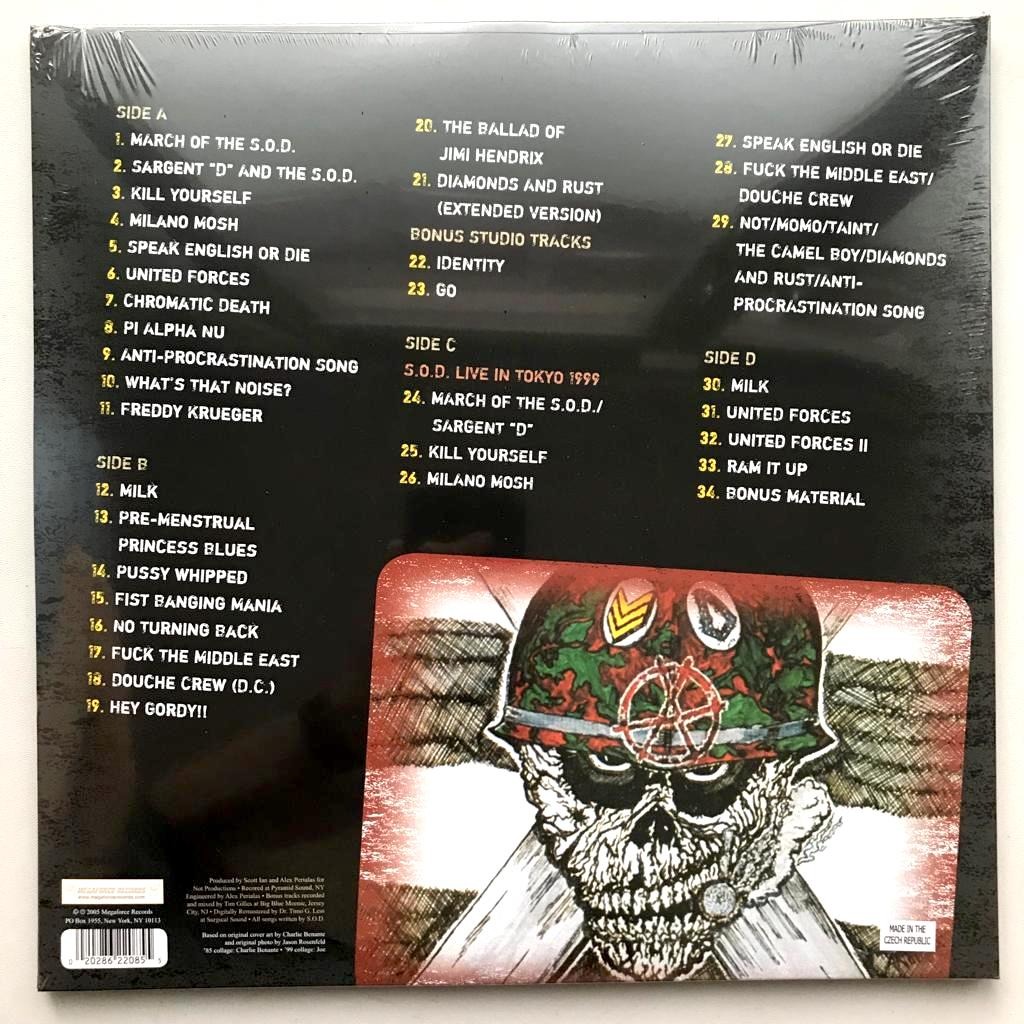 S.O.D. - Speak English Or Die - 2 LP Grey and Black Swirl LP Vinyl PH - Image 3