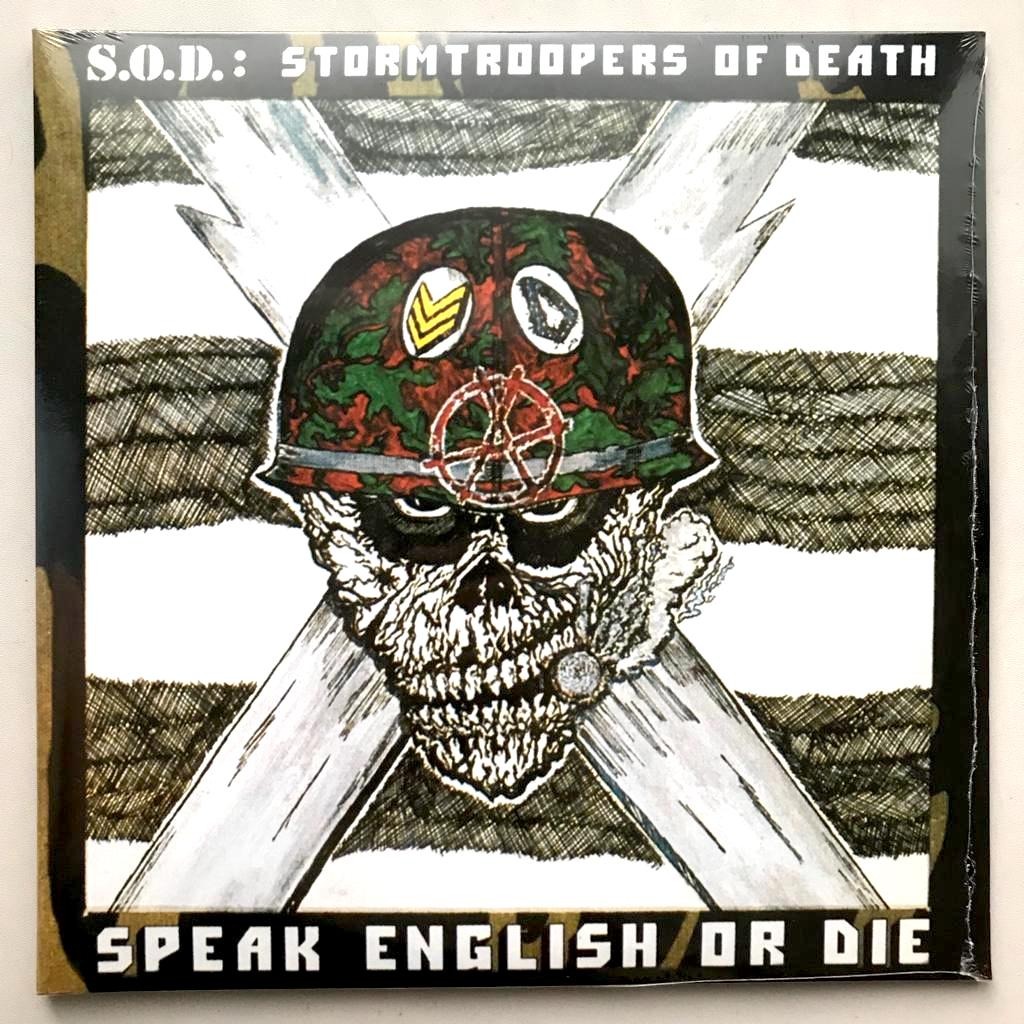 S.O.D. - Speak English Or Die - 2 LP Grey and Black Swirl LP Vinyl PH - Image 2