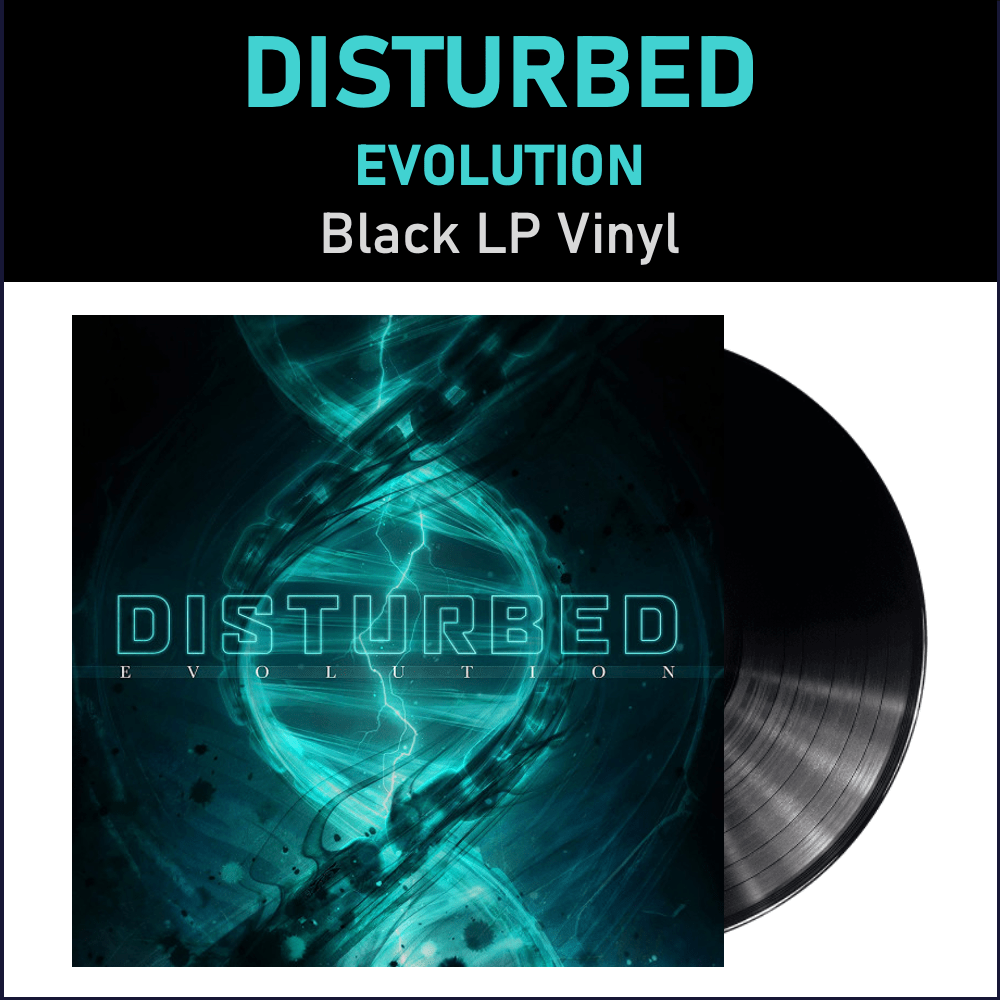 Disturbed - Evolution - LP Vinyl Piringan Hitam PH