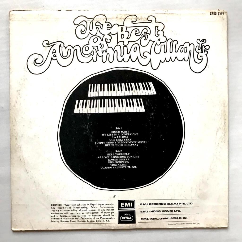 Amormio Cillan, Jr. - The Best Of Amormio Cilan, Jr. - LP Vinyl PH Piringan Hitam - Gambar 2