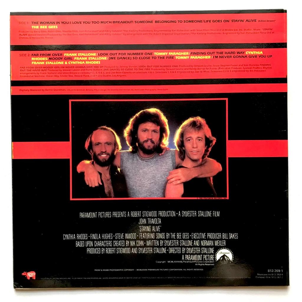 Various - Bee Gees - Staying Alive - OST - LP Vinyl Piringan Hitam PH - Gambar 2