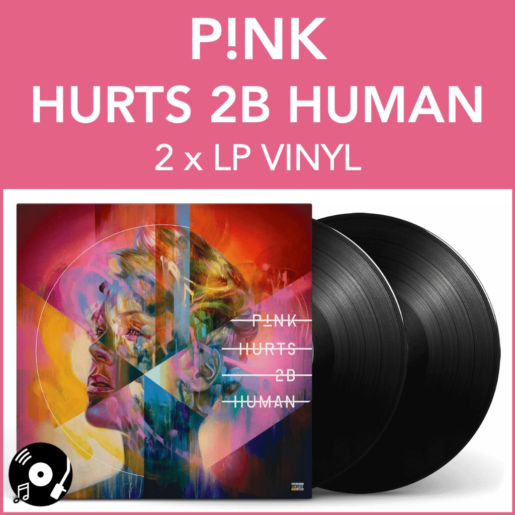 PINK - P!NK - Hurts 2B Human - 2 XLP Vinyl PH Piringan Hitam