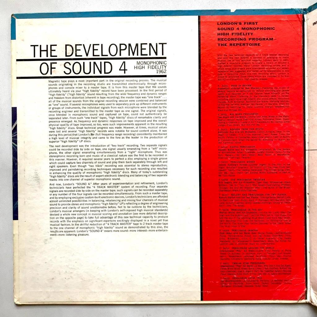 Werner Muller And His Orchestra - Percussion In The Sky - LP Vinyl PH - Gambar 3