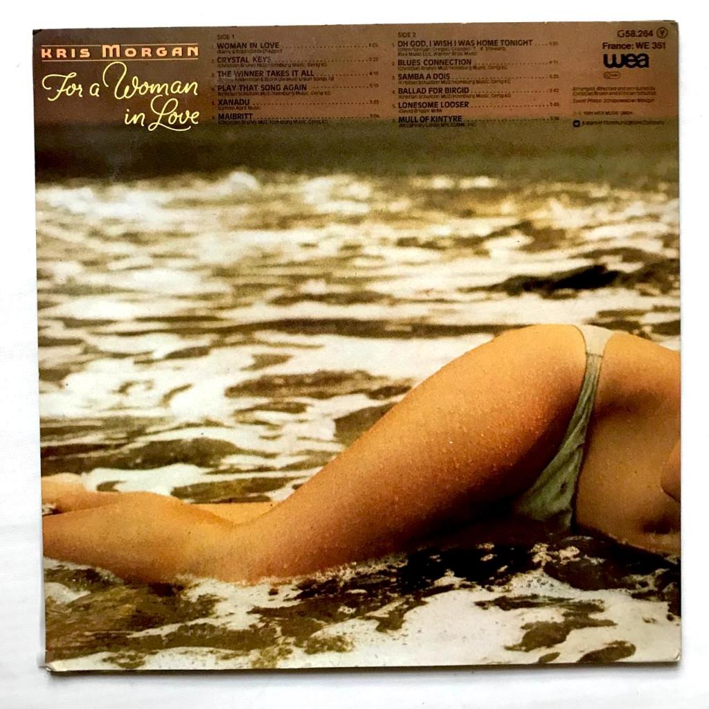 Kris Morgan - For A Woman In Love - LP Vinyl PH Piringan Hitam - Gambar 2