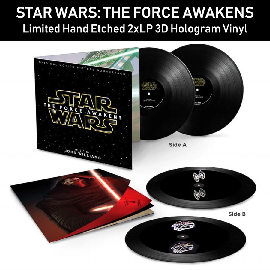Star Wars - The Force Awakens - OST - 2 LP 3D Hologram Vinyl PH