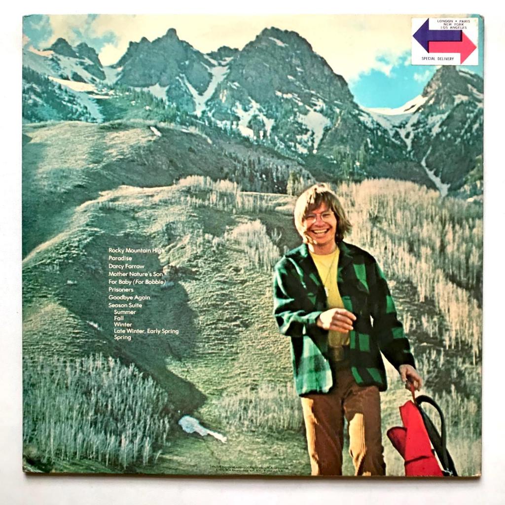John Denver - Rocky Mountain High - LP Vinyl PH Piringan Hitam - Gambar 2