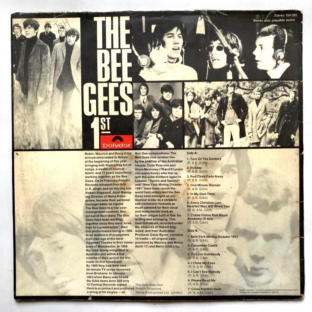 Bee Gees - Bee Gees' 1st - LP Vinyl PH Piringan Hitam - Gambar 2