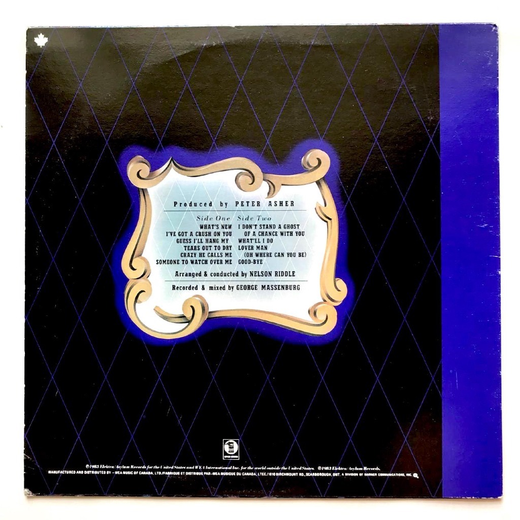 Linda Ronstadt & The Nelson Riddle Orchestra - What's New - LP Vinyl PH - Gambar 2