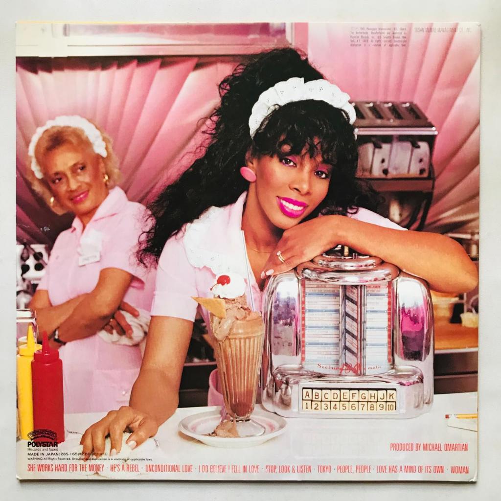 Donna Summer - She Works Hard For The Money - LP Vinyl PH - Gambar 2