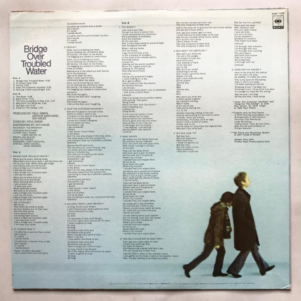 Simon And Garfunkel - Bridge Over Troubled Water - LP Vinyl PH Piringan Hitam - Gambar 2