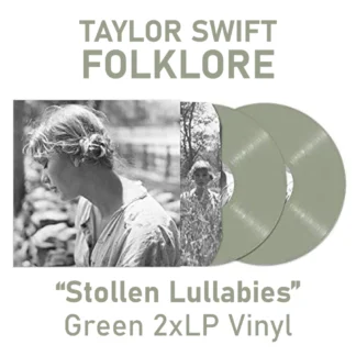 Taylor Swift - Folklore - "Stollen Lulabies" Green 2xLP Vinyl (2020 Limited 1st Release) PH Piringan Hitam