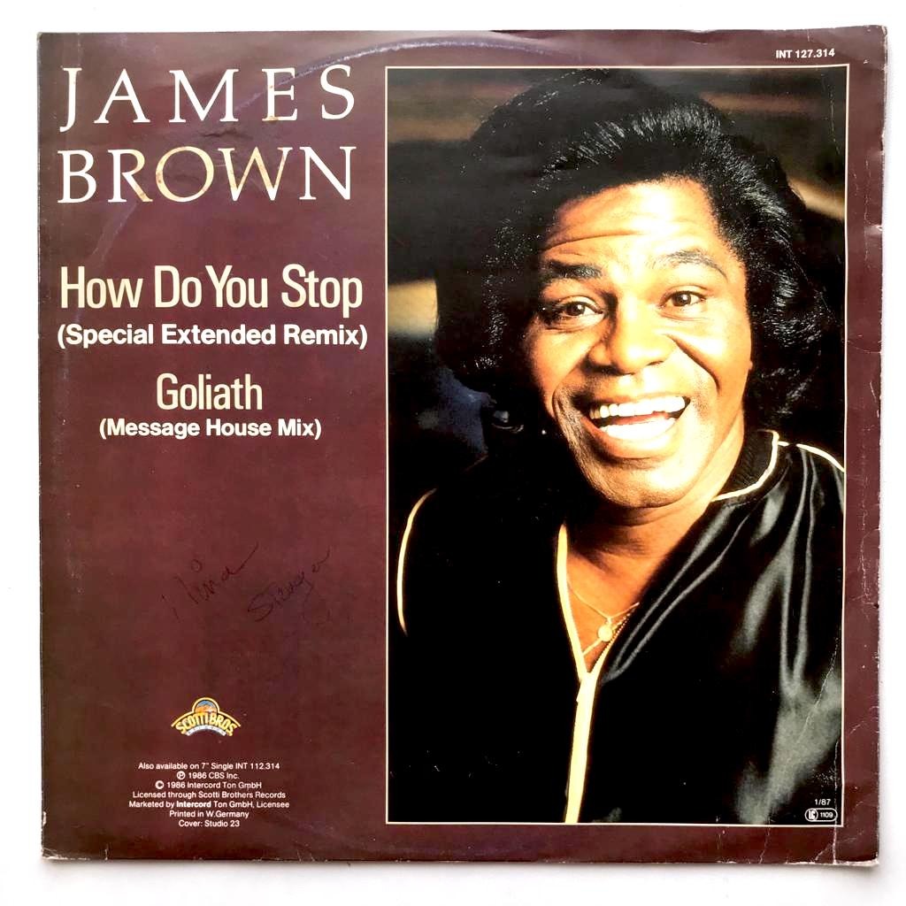 James Brown - How Do You Stop / Goliath - Single Vinyl PH - Gambar 2