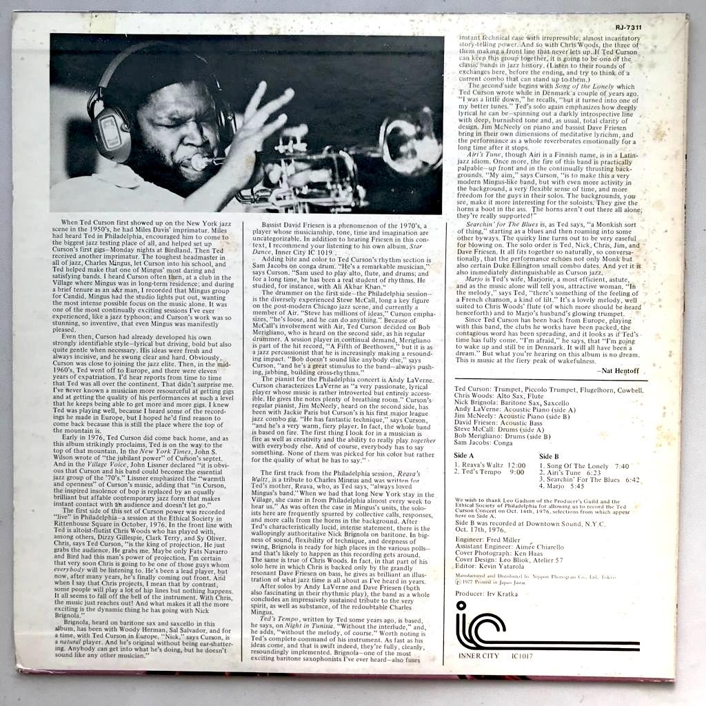 Ted Curson & Company - Jubilant Power - LP Vinyl PH - Gambar 2
