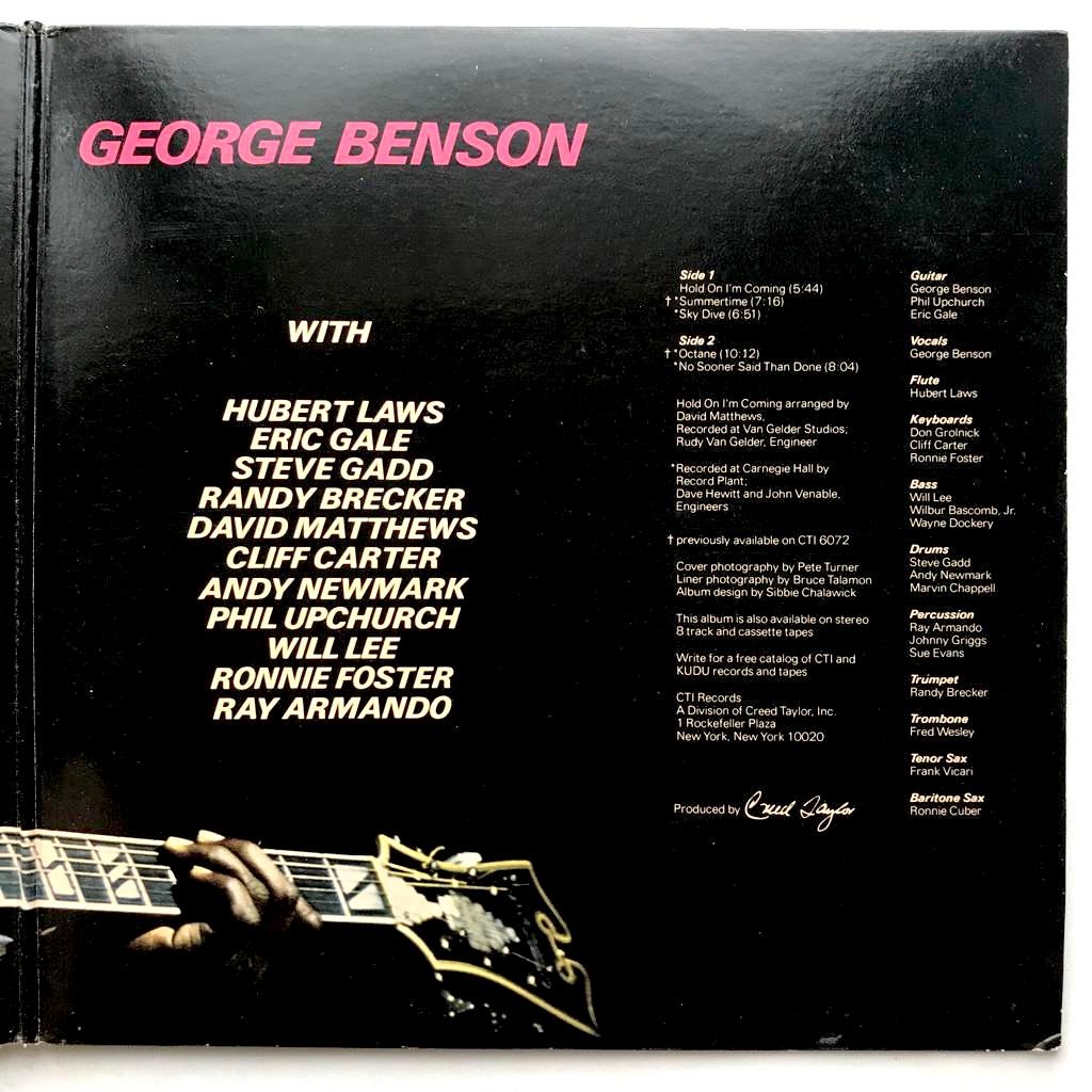 George Benson - Space - LP Vinyl Piringan Hitam PH - Gambar 4